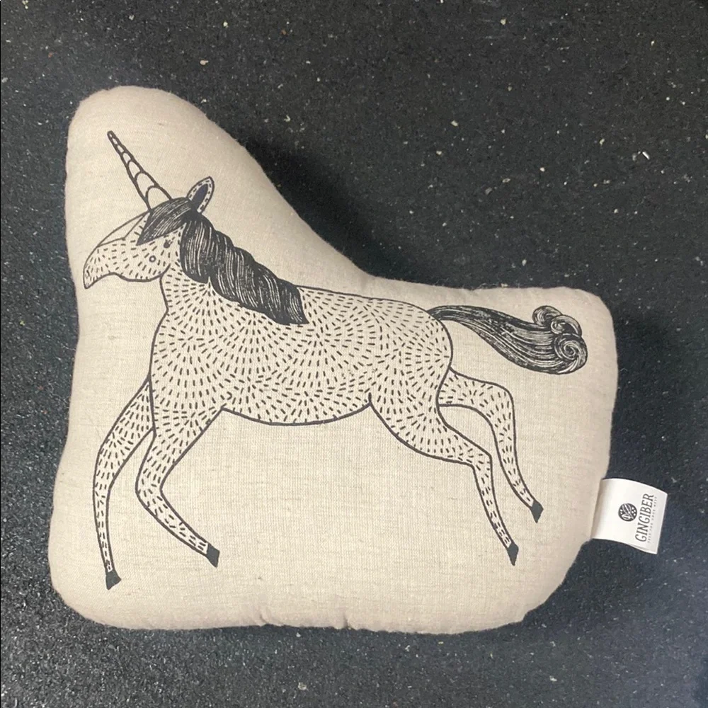 Unicorn Cream Pillow